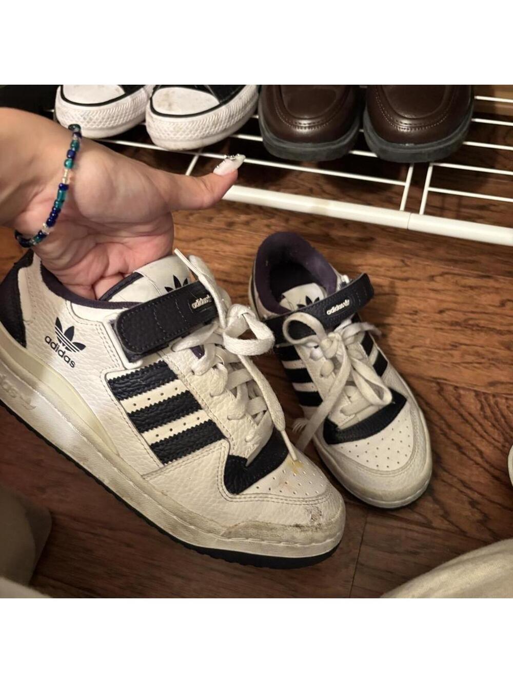 Adidas Women's White and Multi Trainer